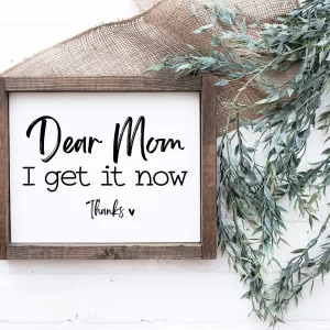 dear mom farmhouse sign